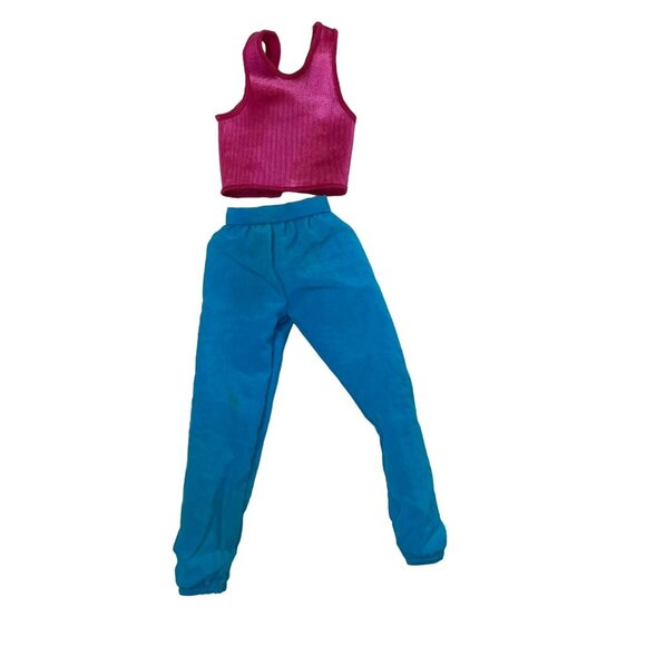 Ken Doll Clothes 80s Style Fashion Shirt Pants 2 Pc Set u - Picture 1 of 3